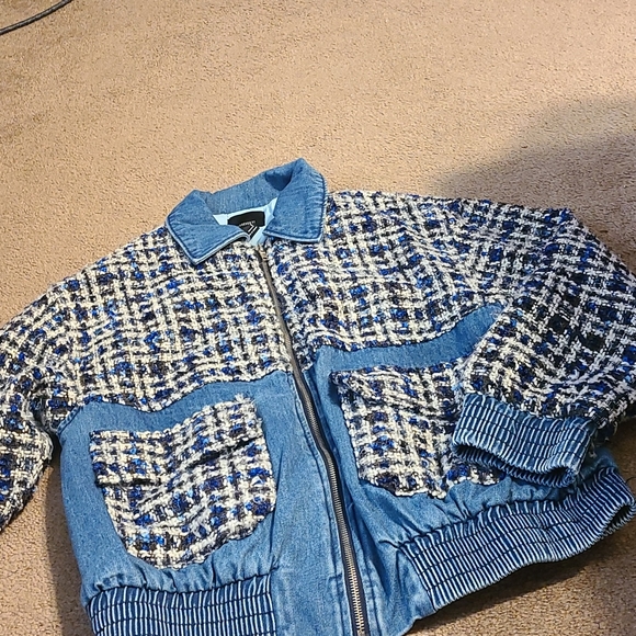 Quilted denim jacket - Picture 2 of 5